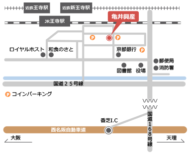 お車でお越しの方用地図